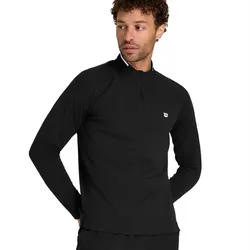 Áo Nỉ Nam Wilson Practice Rally Quarter Zip 71532 - BKA Màu Đen Size XL