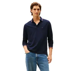 Áo Polo Dài Tay Nam Tommy Hilfiger Regular Fit 78J9766 - 410 Màu Xanh Navy Size XS