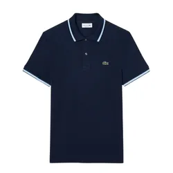 Áo Polo Nam Lacoste Regular Fit Trim Accent L.12.12 PH9875 166 Màu Xanh Navy Size 4