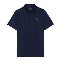 Áo Polo Nam Lacoste Regular Fit UV Protect Golf Polo Shirt DH8915 166 Màu Xanh Navy Size 3