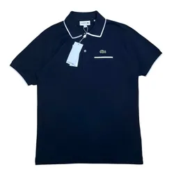 Áo Polo Nam Lacoste Shirt With Pocket PH9838 HHW Màu Xanh Navy Size 4