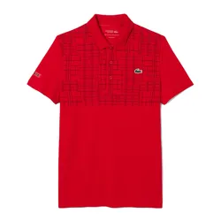 Áo Polo Nam Lacoste Tennis x Novak Djokovic DH4777_240 Màu Đỏ Size 3