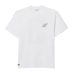 Áo Thun Nam Lacoste Multi Print Jersey T-Shirt TH5948 001 Màu Trắng Size 4