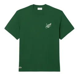 Áo Thun Nam Lacoste Multi Print Jersey T-Shirt TH5948 132 Màu Xanh Lá Size 3