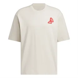 Áo Thun Short Sleeve T-Shirt With Tet Graphic Design KQ5100 Màu Be Size XL