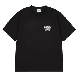 Áo Thun Unisex  Acmé De La Vie ADLV 25FW-TP-SS-AW-ABG-BLK Tshirt AC Bear Graffiti Black Màu Đen