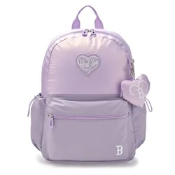 Balo Trẻ Em MLB Korea Kid Athleisure String Lightweight Yankees 7ABKB055N-43LDL Màu Tím Nhạt