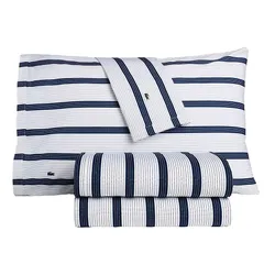 Bộ Ga Trải Giường Lacoste Bedsheets 2000009801 Archive 200-Thread Count Cotton Set 4 Món