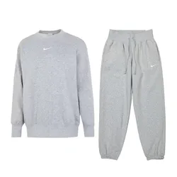 Bộ Quần Áo Nỉ Nữ Nike Sportswear DQ5734-063 / DQ5888-063 Màu Xám Size M (Form Á)