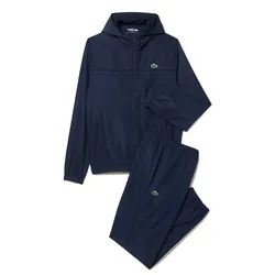Bộ Thể Thao Nam Lacoste Diamond Taffeta Sport Tracksuit Blue WH2661 - 5FS Màu Xanh Navy Size 3