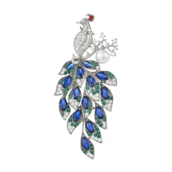 Cài Áo Nữ Meri Azure Peacock BR949 Màu Xanh