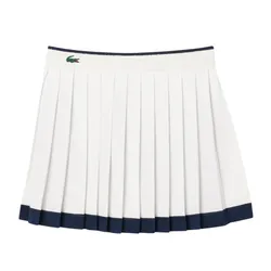 Chân Váy Nữ&nbsp;Lacoste Women's Ultra Dry Tennis Heritage Stretch Skirt JF8576-51-HIF Màu Trắng Size 36