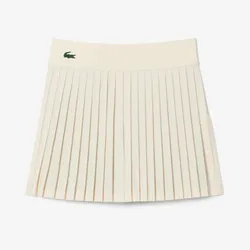 Chân Váy&nbsp;Nữ Lacoste Women's Ultra Dry Lined Tennis Skirt JF8594- AI1 Màu Trắng Kem Size 34