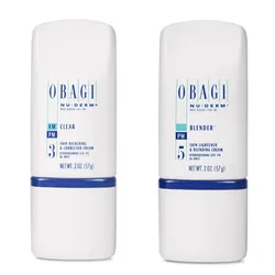 Combo 2 Lọ Kem Dưỡng Hỗ Trợ Giảm Nám Và Tàn Nhang Số 3Rx  Và 5Rx Obagi Nu-Derm Clear 57gx2