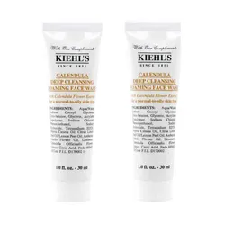 Combo 2 Tuýp Sữa Rửa Mặt Sạch Sâu Hoa Cúc Kiehl's Calendula Deep Cleansing Foaming Face Wash 30ml x 2