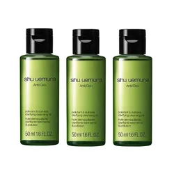 Combo 3 Chai Dầu Tẩy Trang Trẻ Hóa Da Shu Uemura Anti/Oxi+ Skin Refining Anti-Dullness Cleansing Oil 50ml x 3