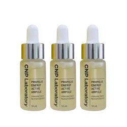 Combo 3 Chai Tinh Chất Keo Ong Hỗ Trợ Phục Hồi Da CNP Laboratory Propolis Energy Active Ampule (3 x 10ml)