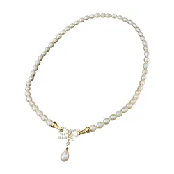 Dây Chuyền Nữ Jessica Pearl Elegant Knot JN7 Màu Trắng Ngà