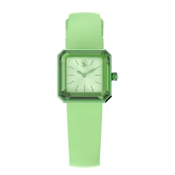 Đồng Hồ Swarovski Silicone Strap Watch 5624379 Màu Xanh Lá