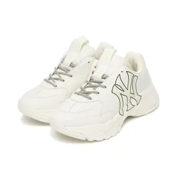 Giày Thể Thao MLB Bigball Chunky A New York Yankees Ivory 3ASHC101N-50IVS Màu Trắng Ngà Size 245