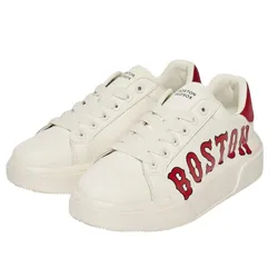Giày Thể Thao MLB Chunky Classic P Boston Red Sox 3ASXXP12N-43RDS Màu Trắng - Đỏ Size 240