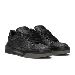 Giày Thể Thao Nam Dolce & Gabbana New Roma Sneakers CS2036 Màu Đen Size 40