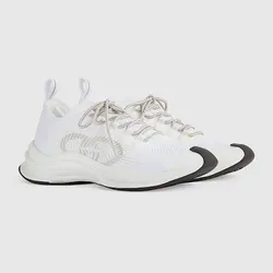 Giày Thể Thao Nam Gucci GG Run trainer Màu Trắng Size 7