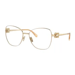 Gọng Kính Cận Nữ Miu Miu 0MU 50XV 14M1O1 Gold Eyeglasses Màu Vàng Gold