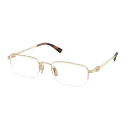 Gọng Kính Cận Nữ Miu Miu 52WV ZVN1O1 Eyeglasses Màu Vàng Nâu