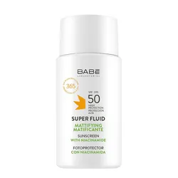 Kem Chống Nắng Babe Laboratorios Super Fluid Mattifying Sunscreen SPF50 50ml