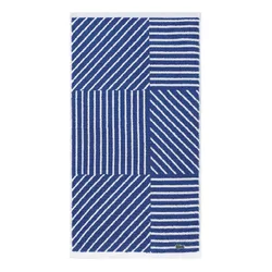 Khăn Tắm Lacoste Guethary Hand Towel 4000000298 Surf Blue Màu Xanh Biển
