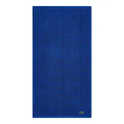 Khăn Tắm Lacoste Heritage Croc Scale Cotton Hand Towel 55265-LACTWL1-013 Surf Blue Màu Xanh Biển