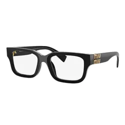 Kính Mắt Cận Nữ Miu Miu Eyeglasses 02YV 16K1O1 Black Màu Đen