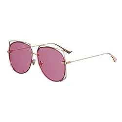 Kính Mát Nữ Dior Stellaire6 0DDB VC 61 - Kính Aviator Hồng Vàng Sang Trọng, Phong Cách Thời Trang Hiện Đại, Bảo Vệ Tối Ưu 100% UV