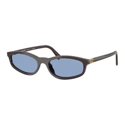 Kính Mát Nữ Miu Miu Moka Geometric Sunglasses 0MU A06S 22C60O Màu Xanh Đen