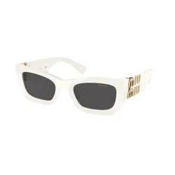 Kính Mát Nữ Miu Miu White Sunglasses 0MU 09WS 1425S0 Màu Trắng