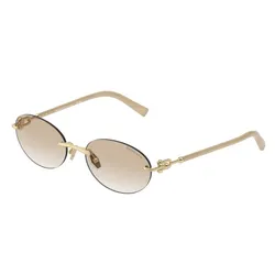 Kính Mát Nữ Tiffany & Co. 0TF3104D 617811 Pale Gold Sunglasses Màu Vàng