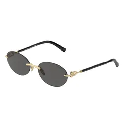 Kính Mát Nữ Tiffany & Co. 0TF3104D 6216S4 Pale Gold Sunglasses Màu Đen Xám