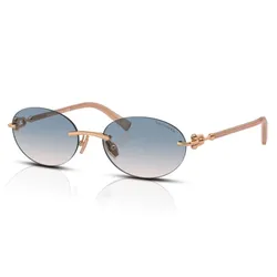 Kính Mát Nữ Tiffany & Co. Rose Gold Gradient Blue 0TF3104D 621716 Màu Xanh Blue