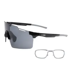 Kính Mát Unisex Amo A53609 C1 Màu Đen Xám