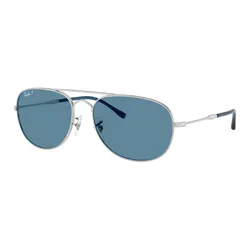 Kính Mát Unisex Rayban Polarized Sunglasses 0RB3735 003/S260 Màu Xanh/Bạc