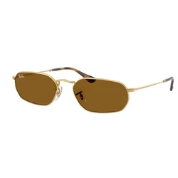 Kính Mát Unisex Rayban Sunglasses 0RB3947 001/3357 Màu Nâu/Gold
