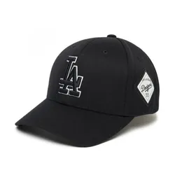 Mũ MLB Diamond Stamp Ball Cap LA Dodgers Black 3ACP8501N-07BKS Màu Đen