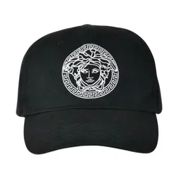 Mũ Versace Logo Medusa Cap Màu Đen Size 57
