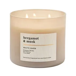 Nến Thơm Bath & Body Works Bergamot & Musk 3-Wick Candle 411g
