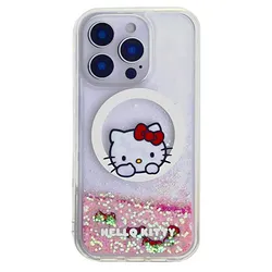 Ốp Điện Thoại Guess Hello Kitty Case For iPhone 16 Pro Max 6.9" White Hard Case Màu Hồng