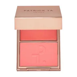 Phấn Má Hồng Patrick Ta Double-Take Cream And Power Blush Duo Màu She's The Moment Cam Đào