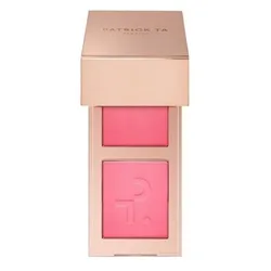 Phấn Má Hồng Patrick Ta Mini Major Headlines Double-Take Crème & Powder Blush Duo Tone She's That Girl