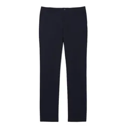 Quần Dài Nam Lacoste Slim Fit Stretch Commuter Pants HH1916 HDE Màu Xanh Navy Size 40