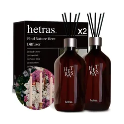 Set 2 Chai Tinh Dầu Nước Hoa Khuếch Tán Hương Thơm Hetras Romantic Lavender (500ml x 2)
